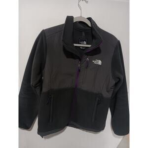 The North Face Denali Fleece Jacket Womens Size Medium Gray Purple